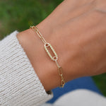 0.42 TCW Round Peridot Lab Made Diamond- August Birthstone Bracelet 7