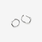 Round Cut Cubic Zirconia in 925 Sterling Silver Earrings 4