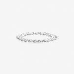 Round Cut Cubic Zirconia in 925 Sterling Silver Bracelet 1