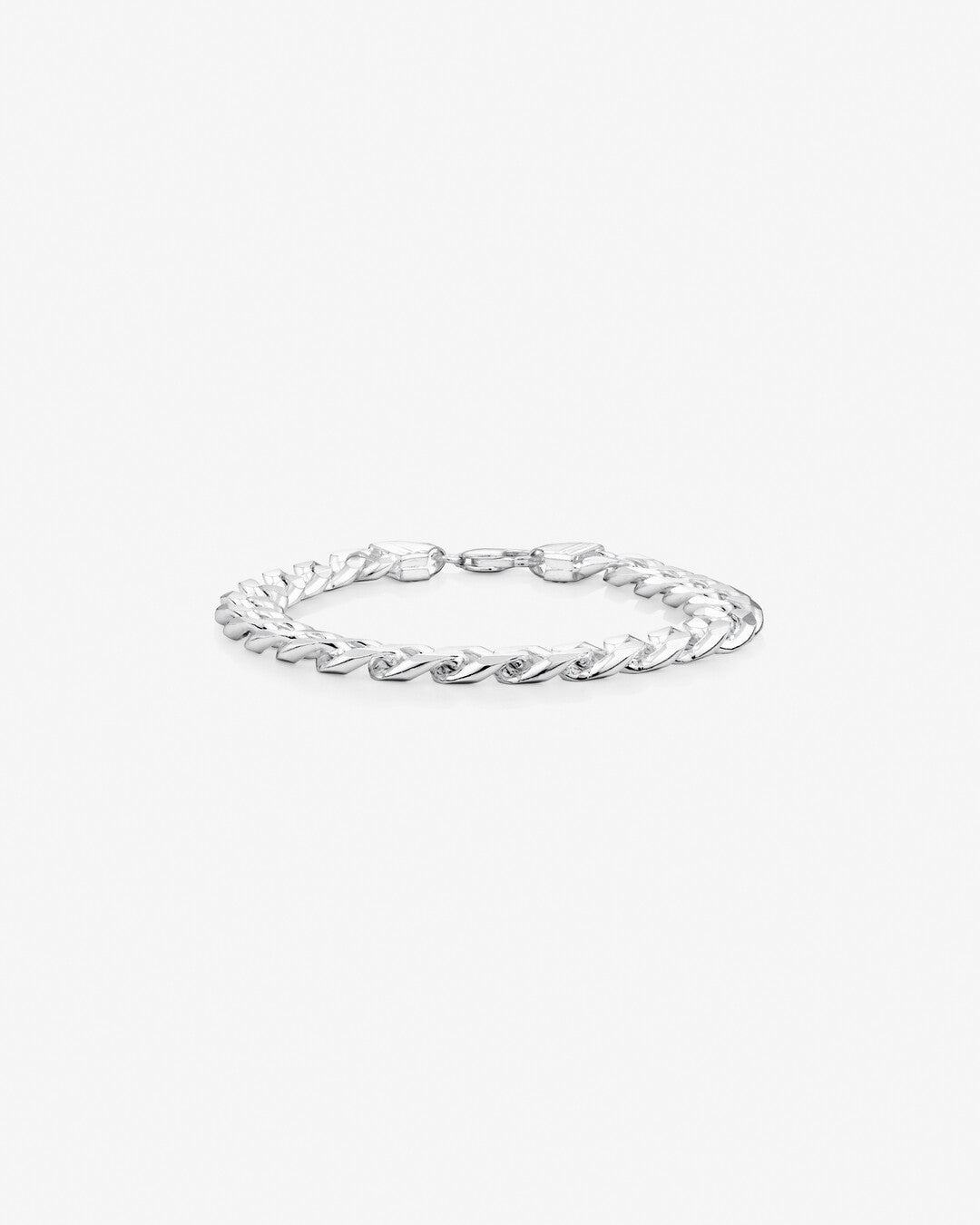 Round Cut Cubic Zirconia in 925 Sterling Silver Bracelet 1