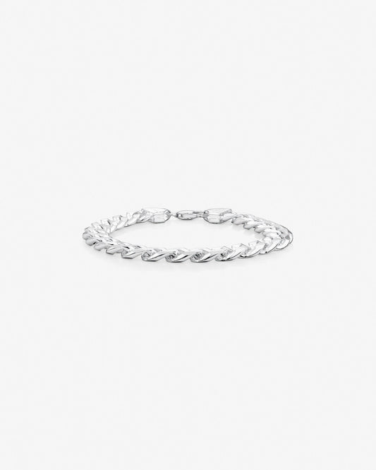 Round Cut Cubic Zirconia in 925 Sterling Silver Bracelet 1