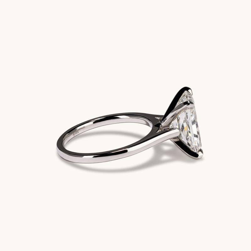 Stunning 4.03 CT Radiant Moissanite Engagement Ring with Solitaire Design 2