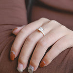 Stunning 0.5 - 1.5 CT Princess Moissanite Engagement Ring with Pave Design 4