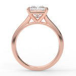 Stunning 1.30 CT Princess Moissanite Engagement Ring with Solitaire Design 8