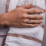 1.92 TCW Round Amethyst Lab Made Diamond- February Birthstone Engagement Ring 3
