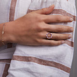 1.92 TCW Round Amethyst Lab Made Diamond- February Birthstone Engagement Ring 3