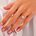 1.50 CT Round Cut Moissanite Cluster Bridal Ring Set with Round & Marquise Curved Wedding Bands 7