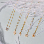 0.50 CT Round Moissanite Diamond Cluster Pendant Necklace in Solid Gold 5