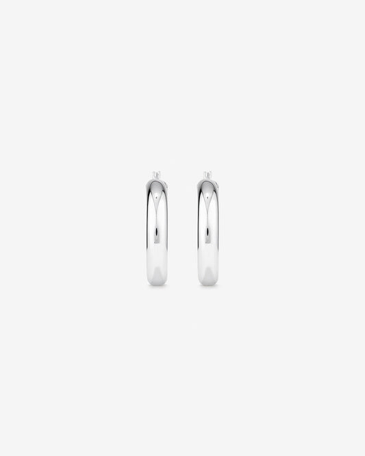 Round Cut Cubic Zirconia in 925 Sterling Silver Earrings 2