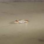 Stunning 0.22 TCW Round Cluster Moissanite Stones Wedding Bands 11