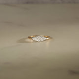 Stunning 0.22 TCW Round Cluster Moissanite Stones Wedding Bands 11