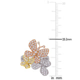 Round Cut Cubic Zirconia in 925 Sterling Silver Wedding Bands 6