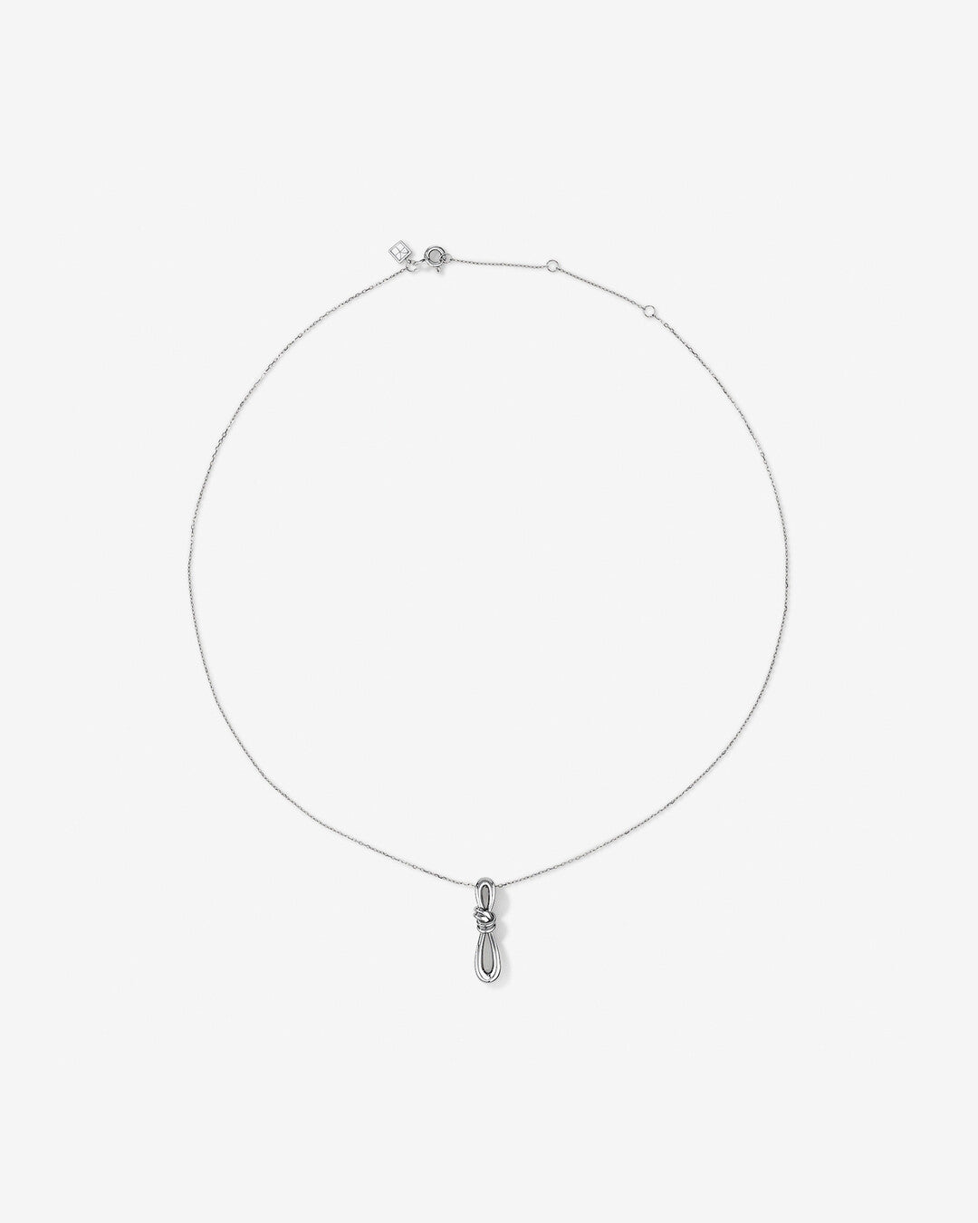 Round Cut Cubic Zirconia in 925 Sterling Silver Necklace 3