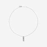 Round Cut Cubic Zirconia in 925 Sterling Silver Necklace 3