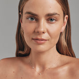 Round Cut Cubic Zirconia in 925 Sterling Silver Necklace 5