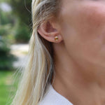 0.90 CT Round Citrine Lab Made Diamond-November Birthstone Earrings 6