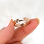 Stunning Cut Out Metal Wedding Bands 6