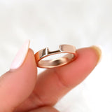 Stunning Cut Out Metal Wedding Bands 6