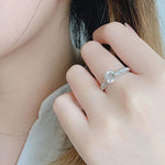 Round Cut Channel Setting Cubic Zirconia in 925 Sterling Silver Ring 4