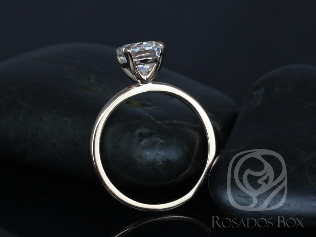 Stunning 2.10 CT Oval Moissanite Engagement Ring with Solitaire Design 7
