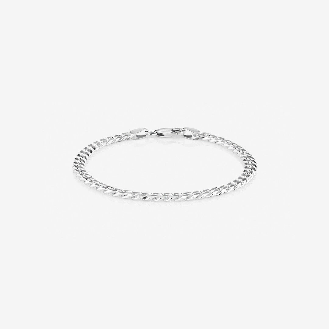 Round Cut Cubic Zirconia in 925 Sterling Silver Bracelet 1