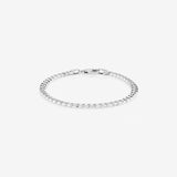 Round Cut Cubic Zirconia in 925 Sterling Silver Bracelet 1