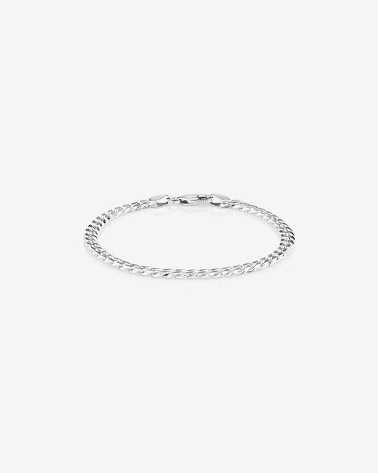 Round Cut Cubic Zirconia in 925 Sterling Silver Bracelet 1