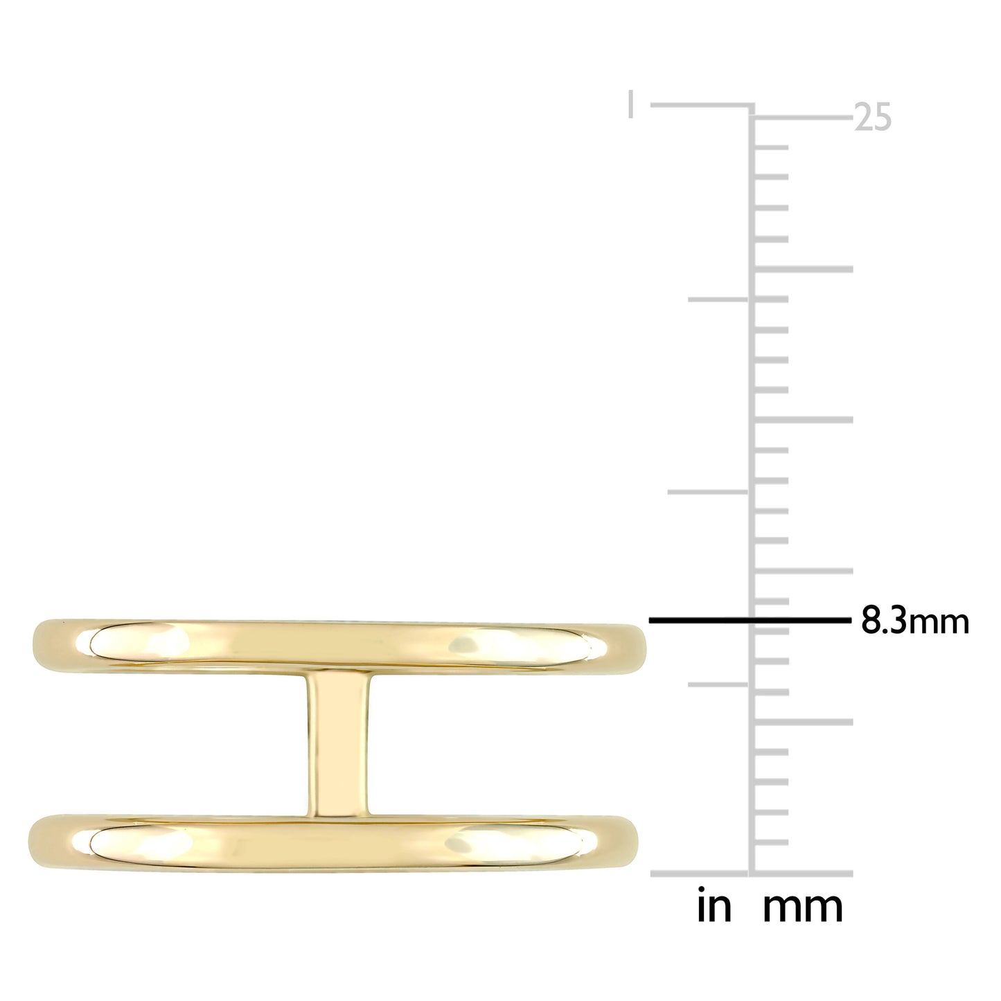 Round Cut Cubic Zirconia in 925 Sterling Silver Wedding Bands 10