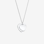 Round Cut Cubic Zirconia in 925 Sterling Silver Necklace 1