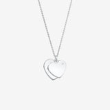 Round Cut Cubic Zirconia in 925 Sterling Silver Necklace 1
