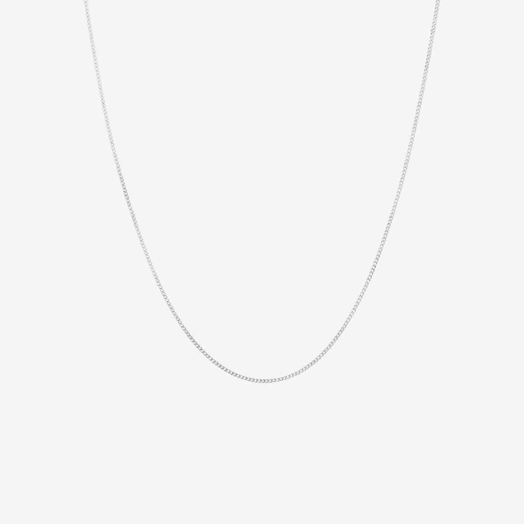 Round Cut Cubic Zirconia in 925 Sterling Silver Necklace 1