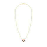 1.5 TCW Round Garnet Lab Made Diamond- January Birthstone Necklace 5