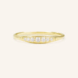 Stunning 0.2 TCW Round Moissanite Stones Snuggery Wedding Bands 1