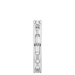 Stunning 0.50 CT Baguette Moissanite Stones Channel Full Eternity Wedding Band 3