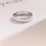 Delicate Moissanite Band with 0.3 TCW Round Cut Stones in Solid Gold 1