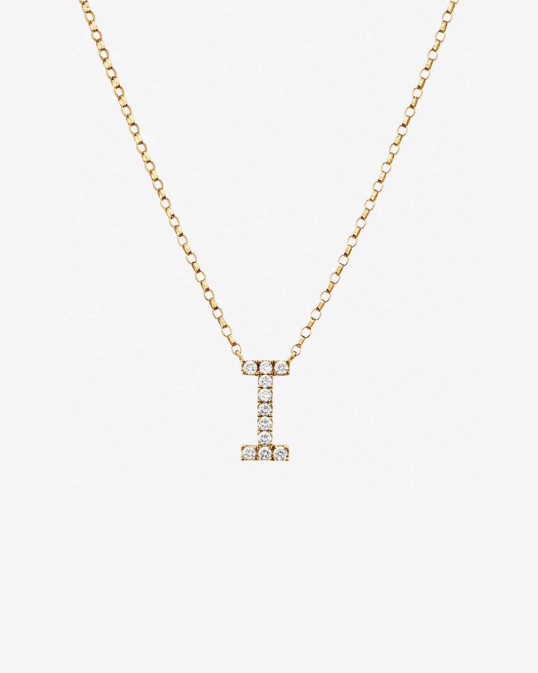 Round Cut Cubic Zirconia in 925 Sterling Silver Necklace 1