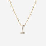 Round Cut Cubic Zirconia in 925 Sterling Silver Necklace 1