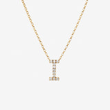 Round Cut Cubic Zirconia in 925 Sterling Silver Necklace 1