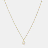 Round Cut Cubic Zirconia in 925 Sterling Silver Necklace 1