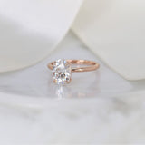 Stunning 2.5 CT Oval Moissanite Engagement Ring with Solitaire Design 3