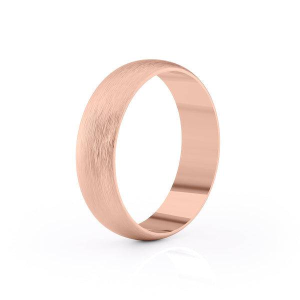 
                  
                    Classic Brushed Finish Wedding Band For Men 6
                  
                