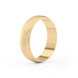 Classic Brushed Finish Wedding Band For Men 7