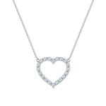 1.44 TCW Round Aquamarine Lab Made Diamond- March Birthstone Necklace 7