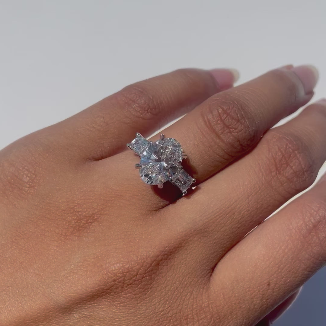 Stunning 2.0 CT Princess Moissanite Engagement Ring with Solitaire Design 7
