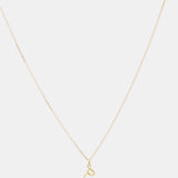 Round Cut Cubic Zirconia in 925 Sterling Silver Necklace 1