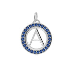 0.405 TCW Round Sapphire Lab Made Diamond - September Birthstone Necklace 8