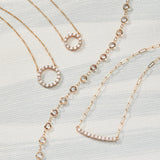 9.36 TCW Round Diamond Lab Made Diamond- April Birthstone Necklace 3