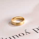 Delicate Moissanite Band with 0.05 TCW Round Cut Stones in Solid Gold 7