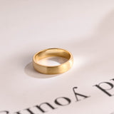 Delicate Moissanite Band with 0.05 TCW Round Cut Stones in Solid Gold 7