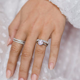Round Cut Solitaire Style Cubic Zirconia in 925 Sterling Silver Ring 3